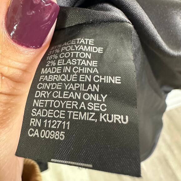 Jay Godfrey Black Snakeskin Fitted Sheath Cocktail Evening Dress 6 Sexy - Picture 3 of 8